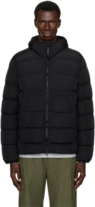 Photo: C.P. Company Black Chrome-R Goggle Down Jacket