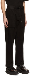 sacai Black Cotton Trousers