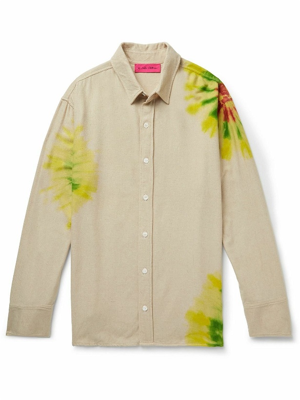 Photo: The Elder Statesman - Magic Rings Clash Tie-Dyed Recycled-Flannel Shirt - Neutrals