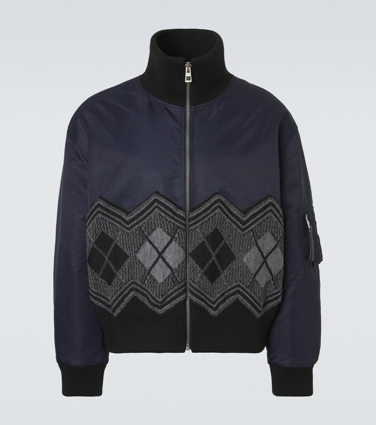Loewe Argyle technical twill jacket