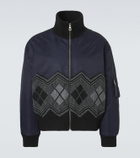 Loewe Argyle technical twill jacket