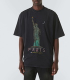 Balenciaga Paris Liberty cotton jersey T-shirt