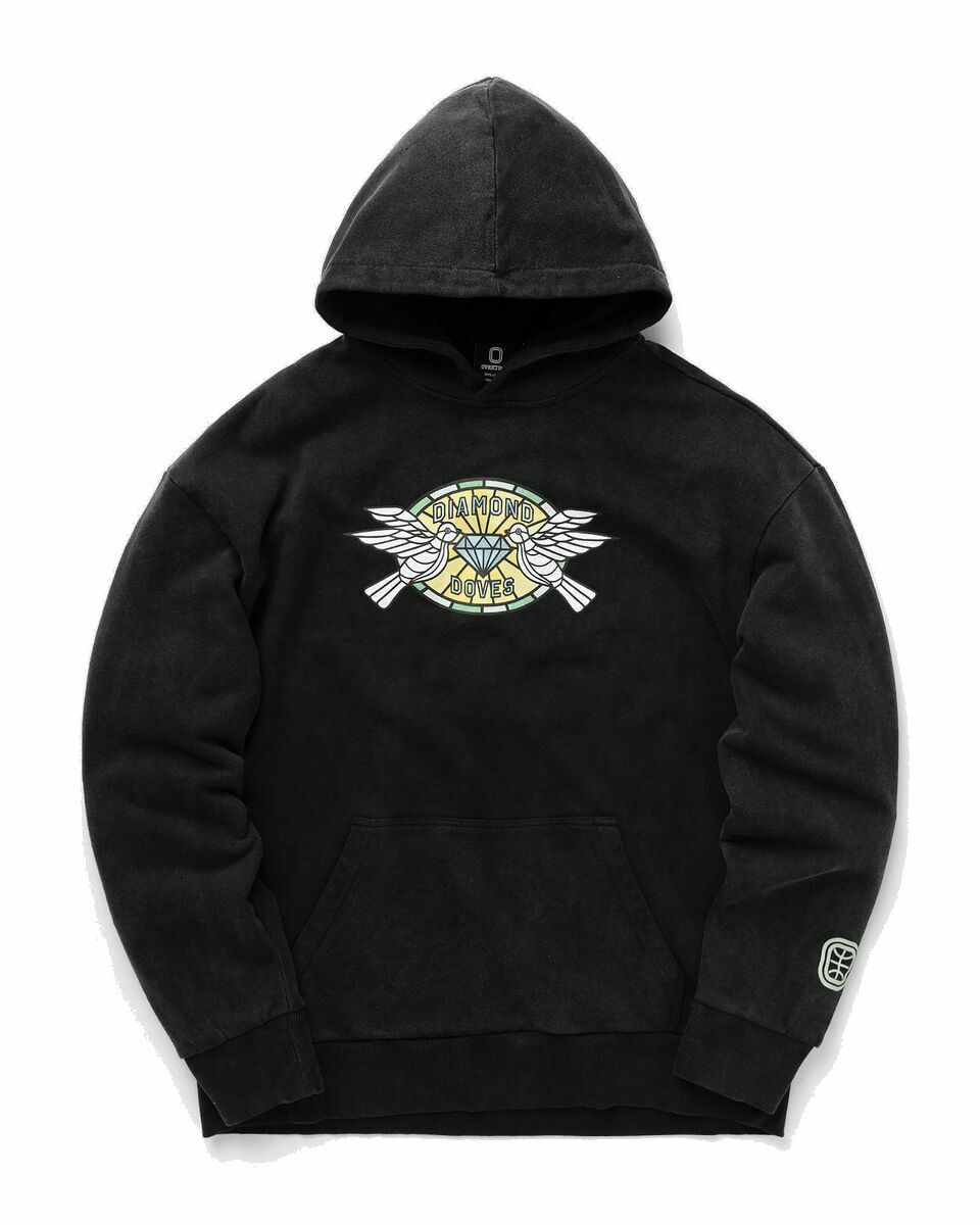 Overtime Stained Glass Hoodie Black - Mens - Hoodies Overtime