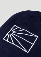 Rassvet - Logo Embroidery Beanie Hat in Navy