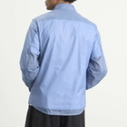 Moncler Men's Nylon Ripstop Shirt Jacket in Blue