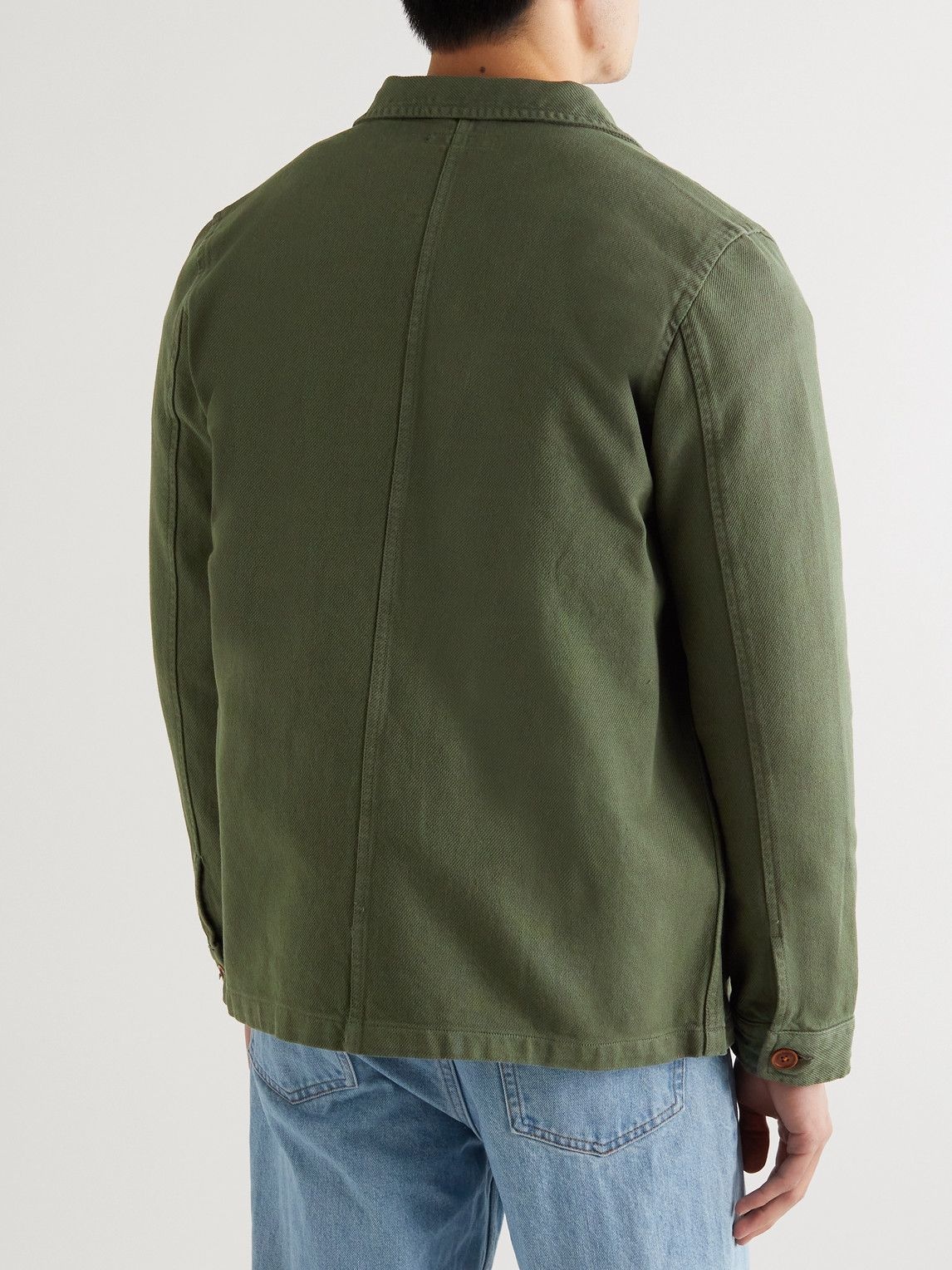 Nudie Jeans - Barney Organic Cotton-Twill Jacket - Green Nudie Jeans Co