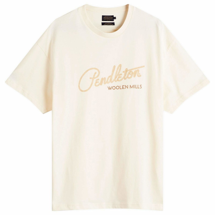 Photo: Pendleton Men's Lasso T-Shirt in White