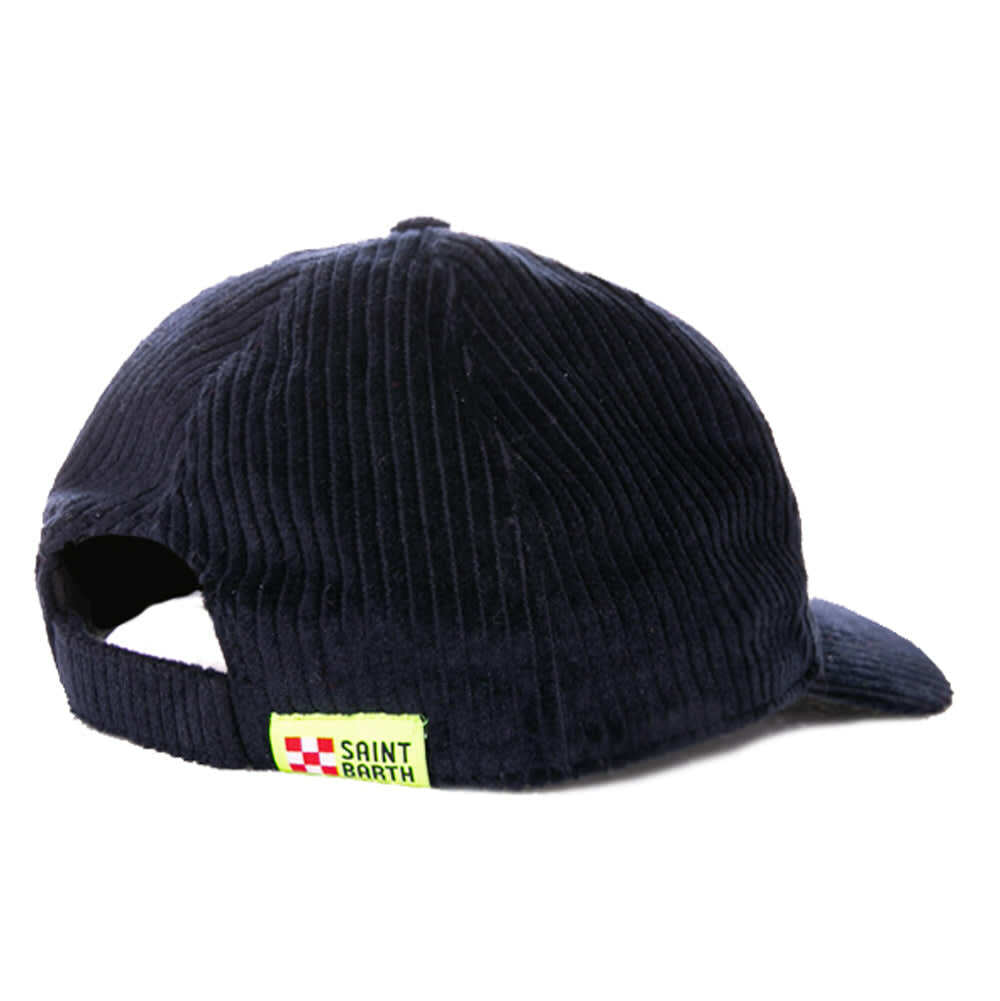 MC2 Saint Barth Baseball Corduroy Cap With Bombardino Embroidery