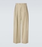 Calvin Klein Collection Baxter pleated cotton straight pants