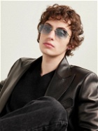 Cartier Eyewear - Frameless Gold-Tone and Acetate Sunglasses