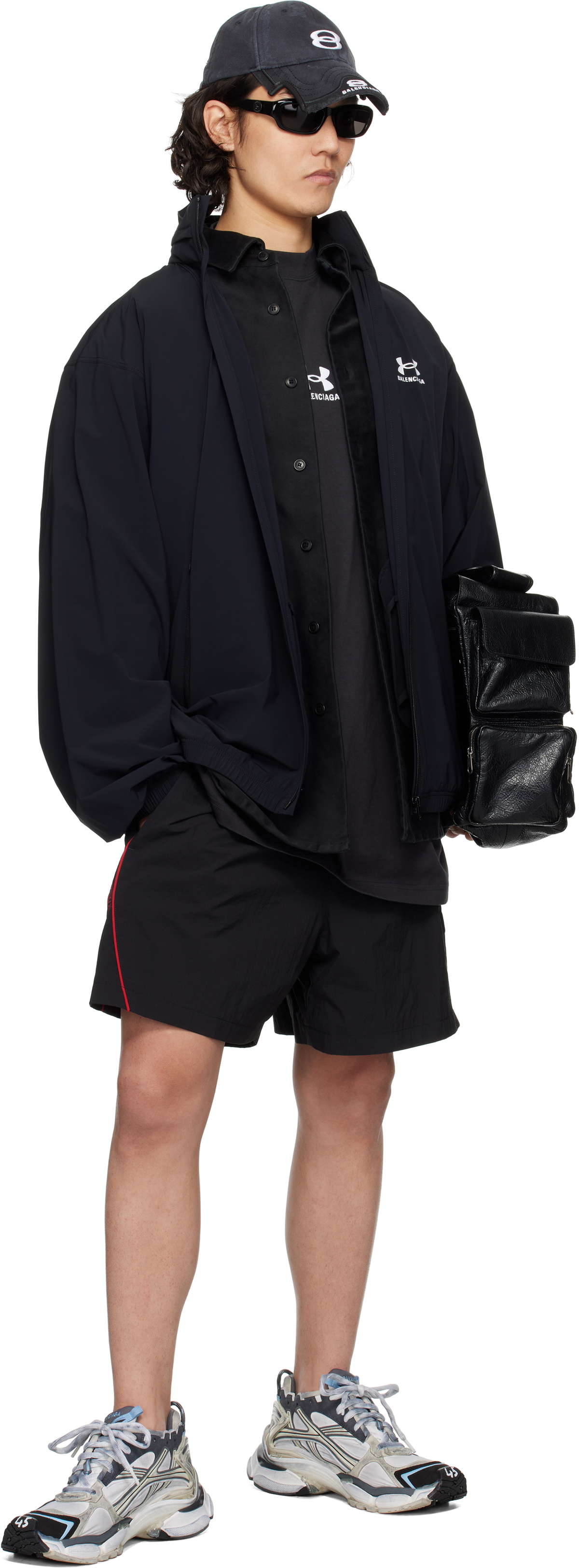 Balenciaga Black Under Armour Edition Windbreaker Jacket Balenciaga