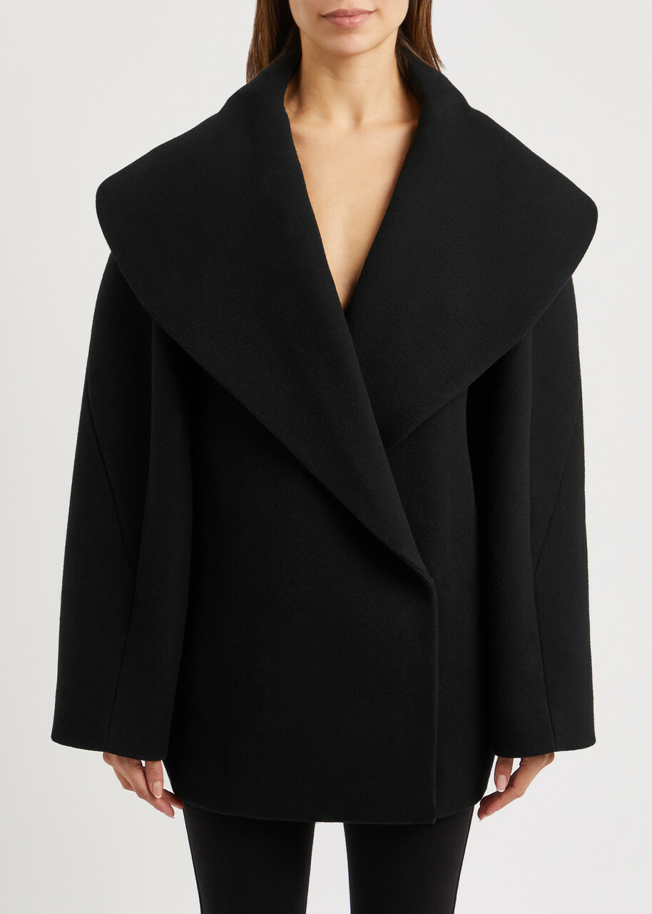 Alaïa Round Wool Jacket Black ALAÏA
