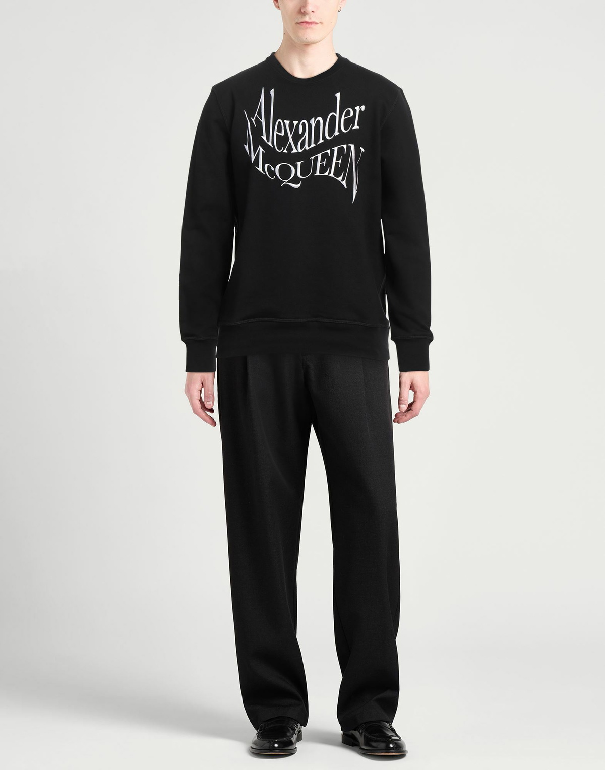 Mcqueen Mens Sweatshirt in Black