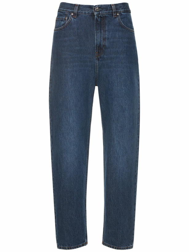 Photo: TOTEME - High Rise Tapered Organic Cotton Jeans