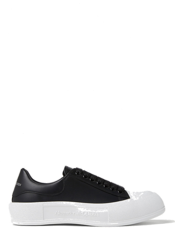 Photo: Deck Plimsoll Sneakers in Black