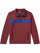 Cotopaxi - Teca Colour-Block Taffeta-Trimmed Fleece Sweatshirt - Red
