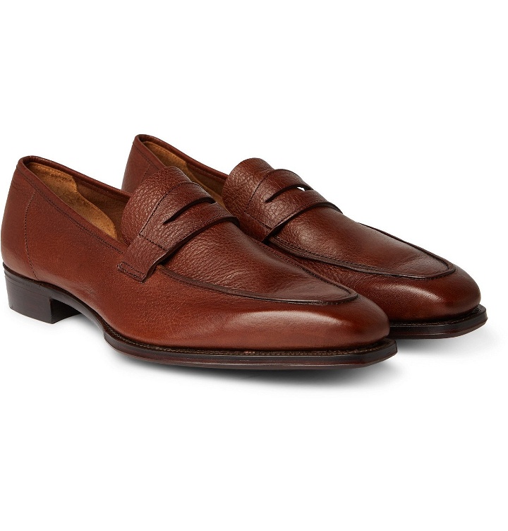 Photo: George Cleverley - George Leather Loafers - Brown