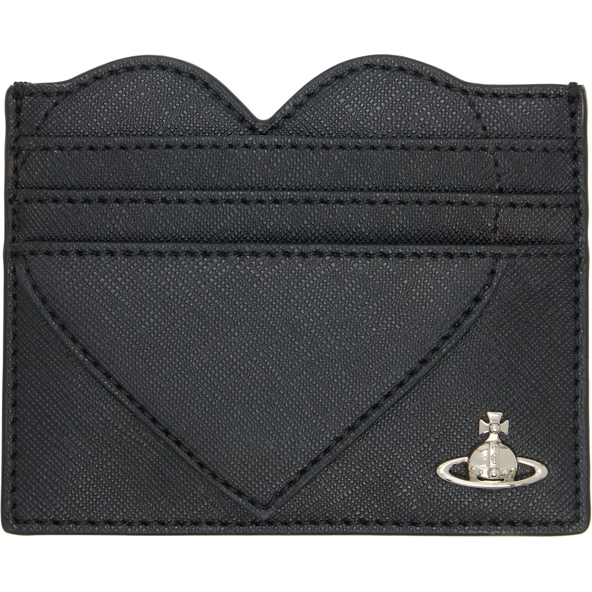 Vivienne Westwood Black Heart Card Holder