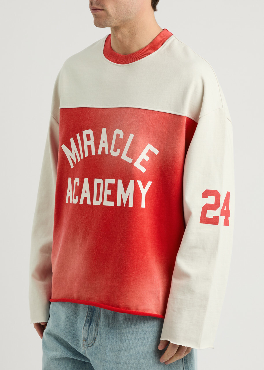 Nahmias Miracle Academy Printed Cotton top Red