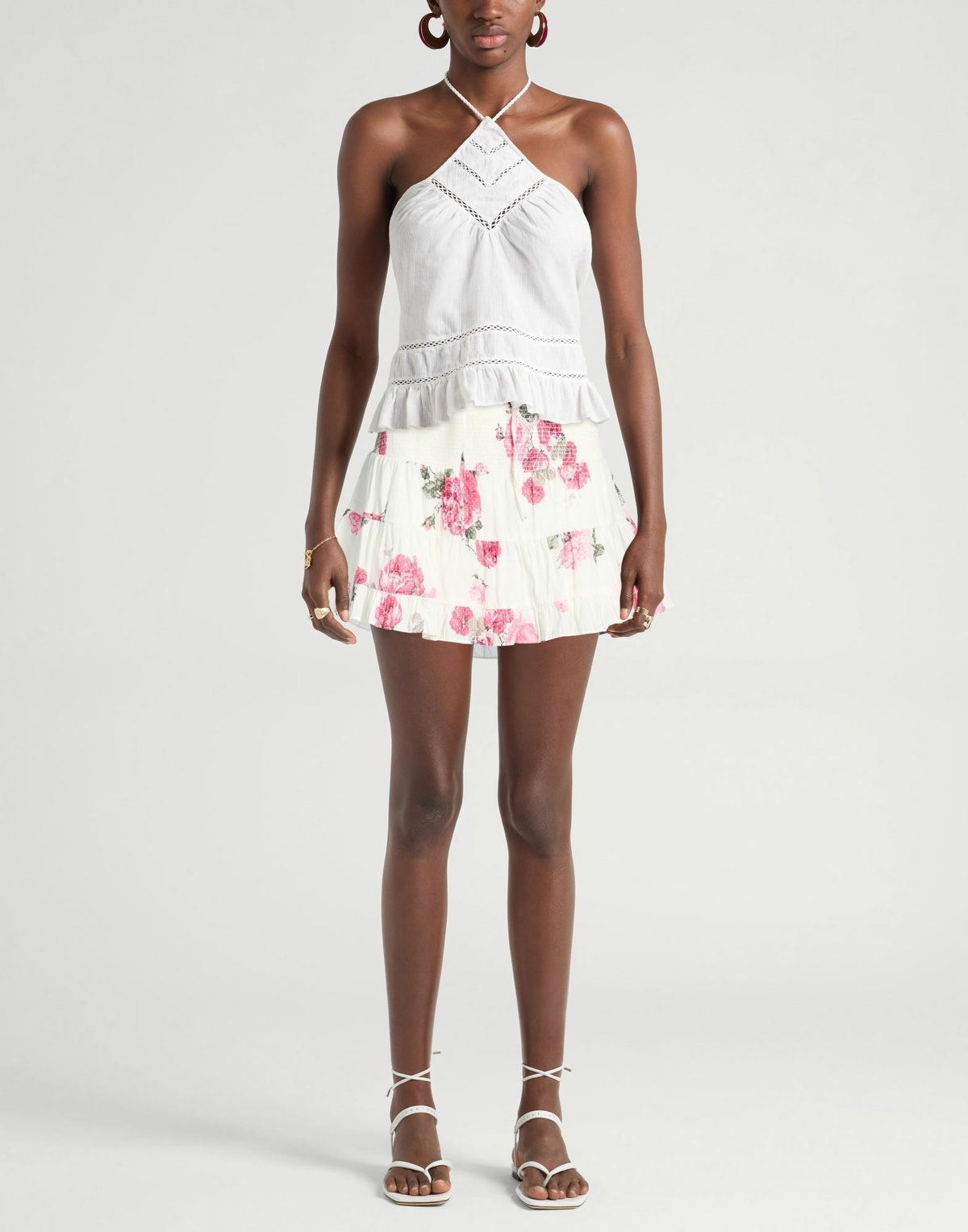 Loveshackfancy Womens Mini skirt in White
