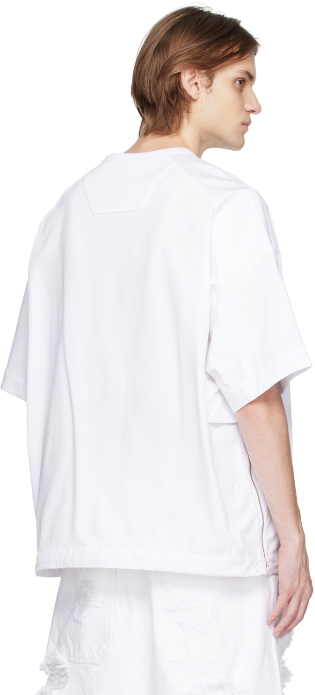 Juun.J White Vented T-Shirt Juun.J