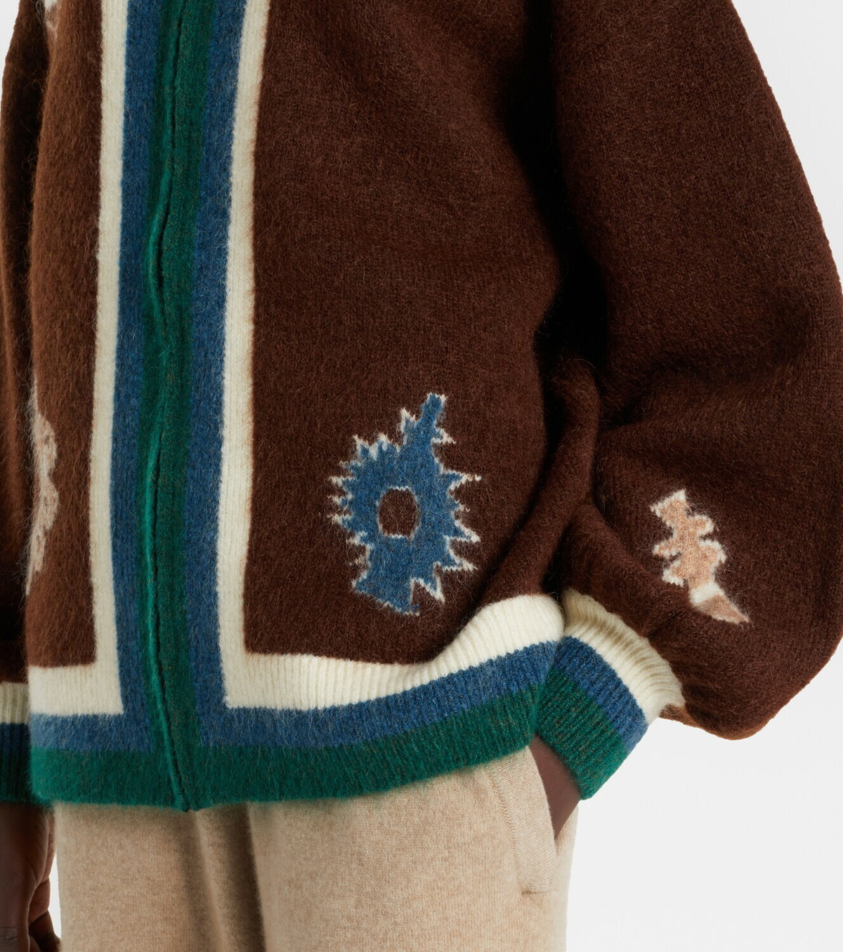 Alémais Maroc intarsia cardigan