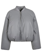 LOEWE - Leather Padded Bomber Jacket