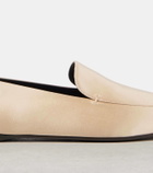 Khaite Monroe satin loafers