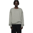 Fear of God ESSENTIALS Gray Long Sleeve Crewneck Sweater
