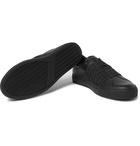 Givenchy - Urban Street Logo-Jacquard Leather Slip-On Sneakers - Black