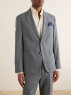Mr P. - Wool-Hopsack Suit Jacket - Gray