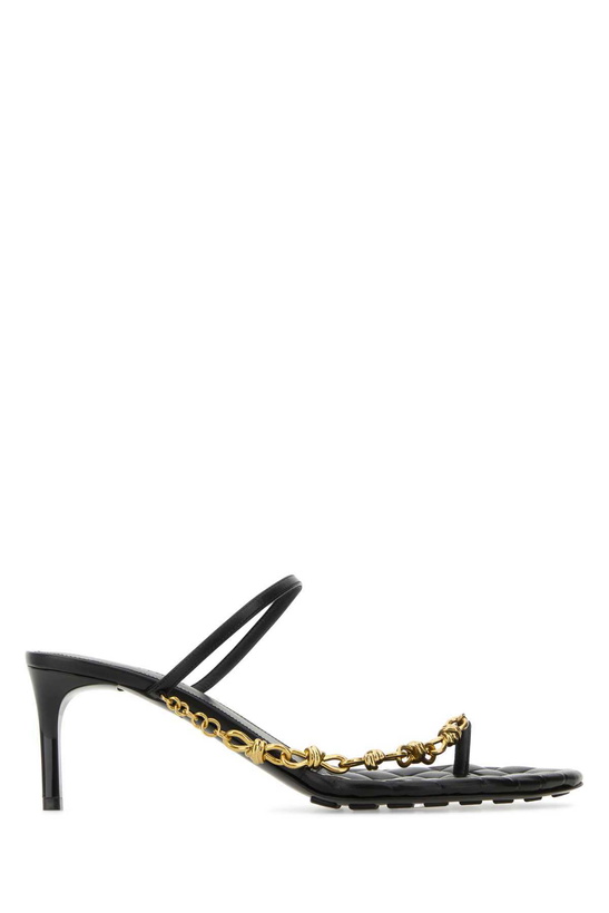 Photo: Bottega Veneta Leather Leaf Sandals