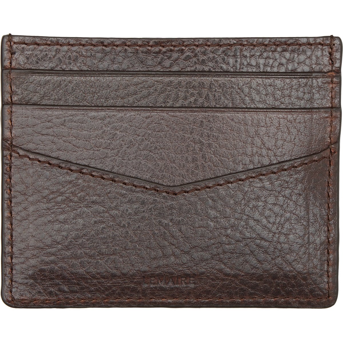 LEMAIRE Brown Gear Card Holder