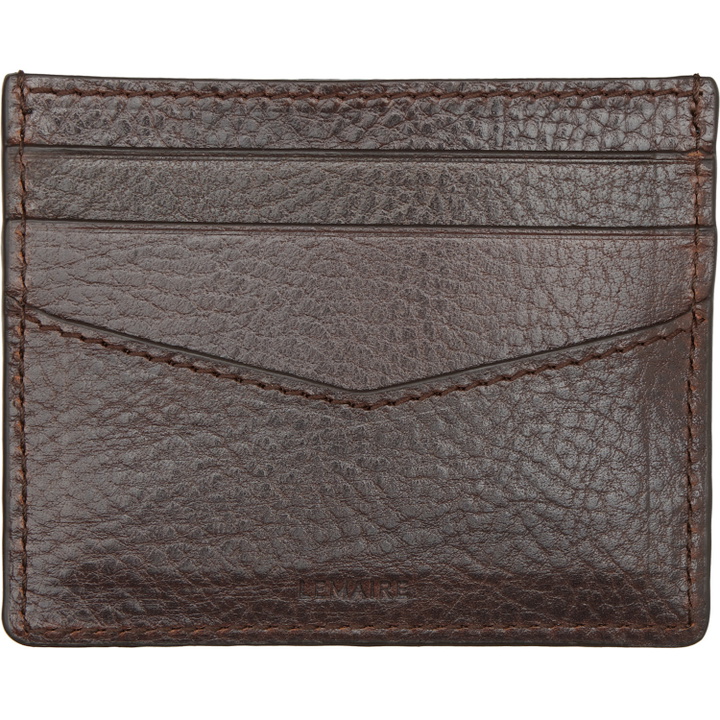 Photo: LEMAIRE Brown Gear Card Holder
