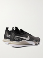Nike Tennis - NikeCourt React Vapor NXT Rubber-Trimmed Flyweave Tennis Sneakers - Black