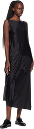 Y-3 Black Mesh Midi Dress