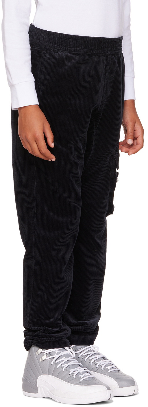 Stone Island Junior Kids Navy Cotton Cargo Pants