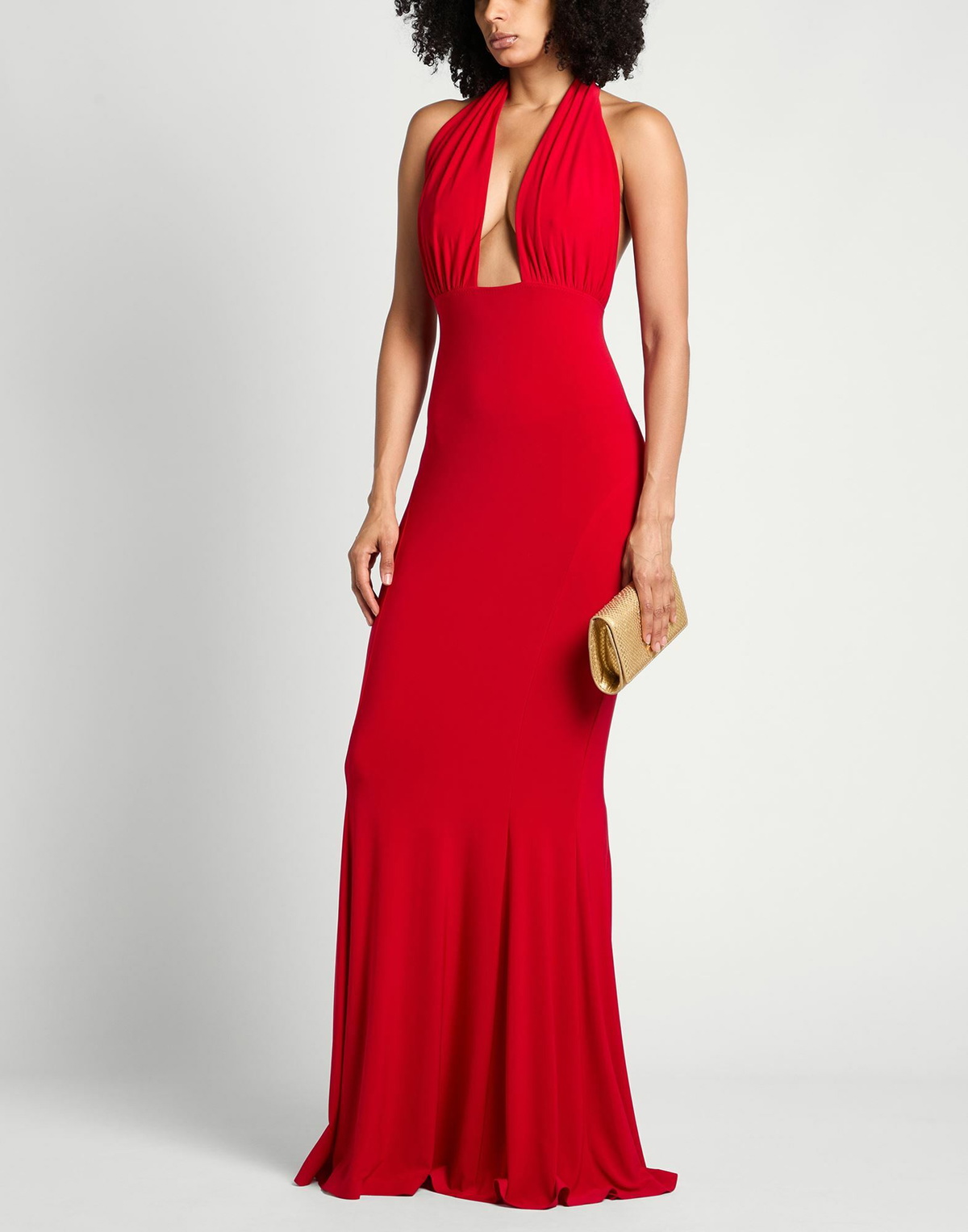 Norma Kamali Womens Maxi dress in Red