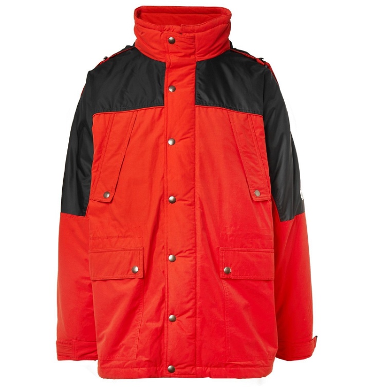 Photo: Vetements - Incognito Padded Cotton-Blend Shell Parka - Red
