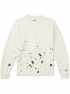 NOMA t.d. - Twist Oversized Hand-Dyed Cotton-Jersey Sweatshirt - White