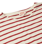 Armor Lux - Striped Cotton-Jersey T-Shirt - Red