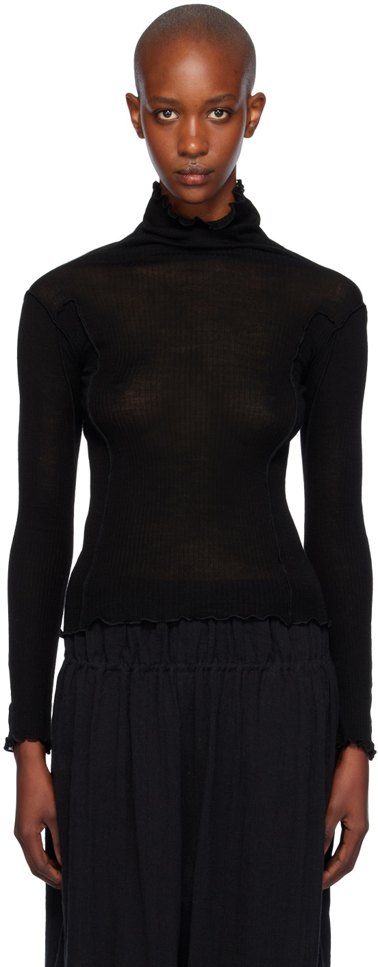 Baserange Seira Turtleneck in Rust Melange