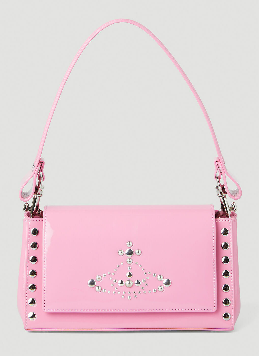 Hazel Medium Shoulder Bag in Pink Vivienne Westwood