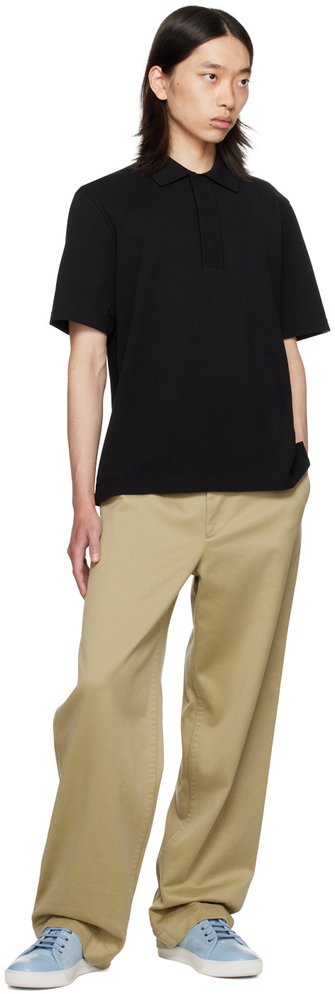 Lanvin Black Classic Polo