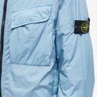 Stone Island Men's Pocket Detail Crinkle Reps Jacket in Mid Blue