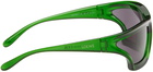 LOEWE Green Arch Mask Sunglasses