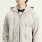 Rick Owens Men's Zip Hoodie in Pearl