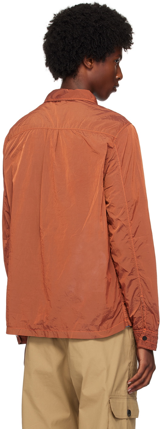 PS by Paul Smith Brown Zip-Up Jacket