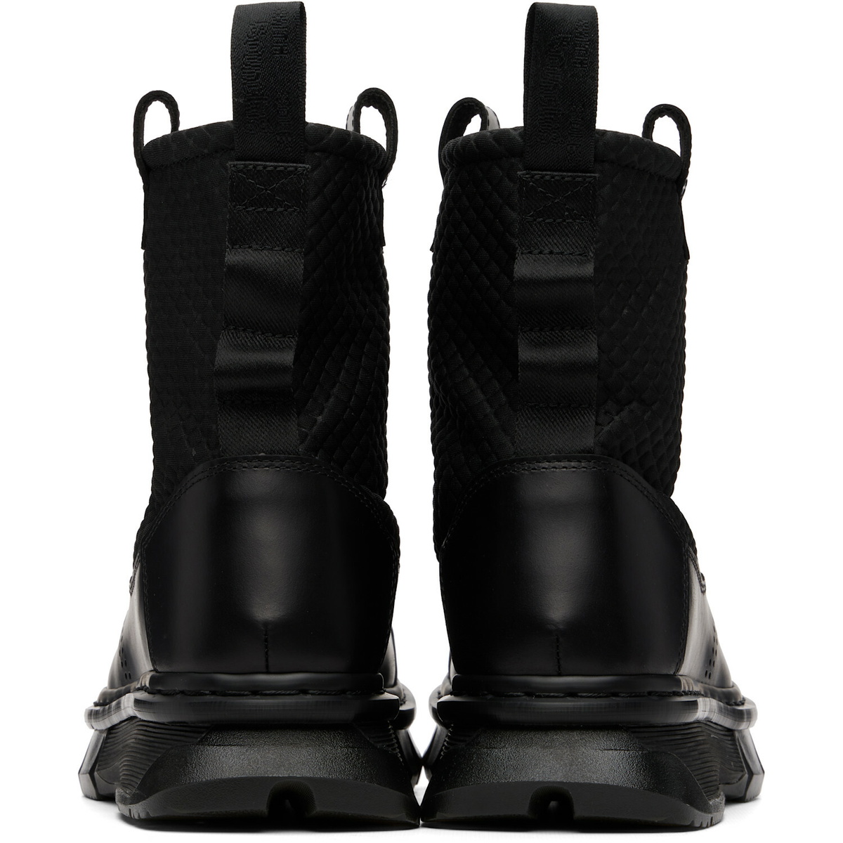 Dr. Martens Black Qubist Rigger Boots