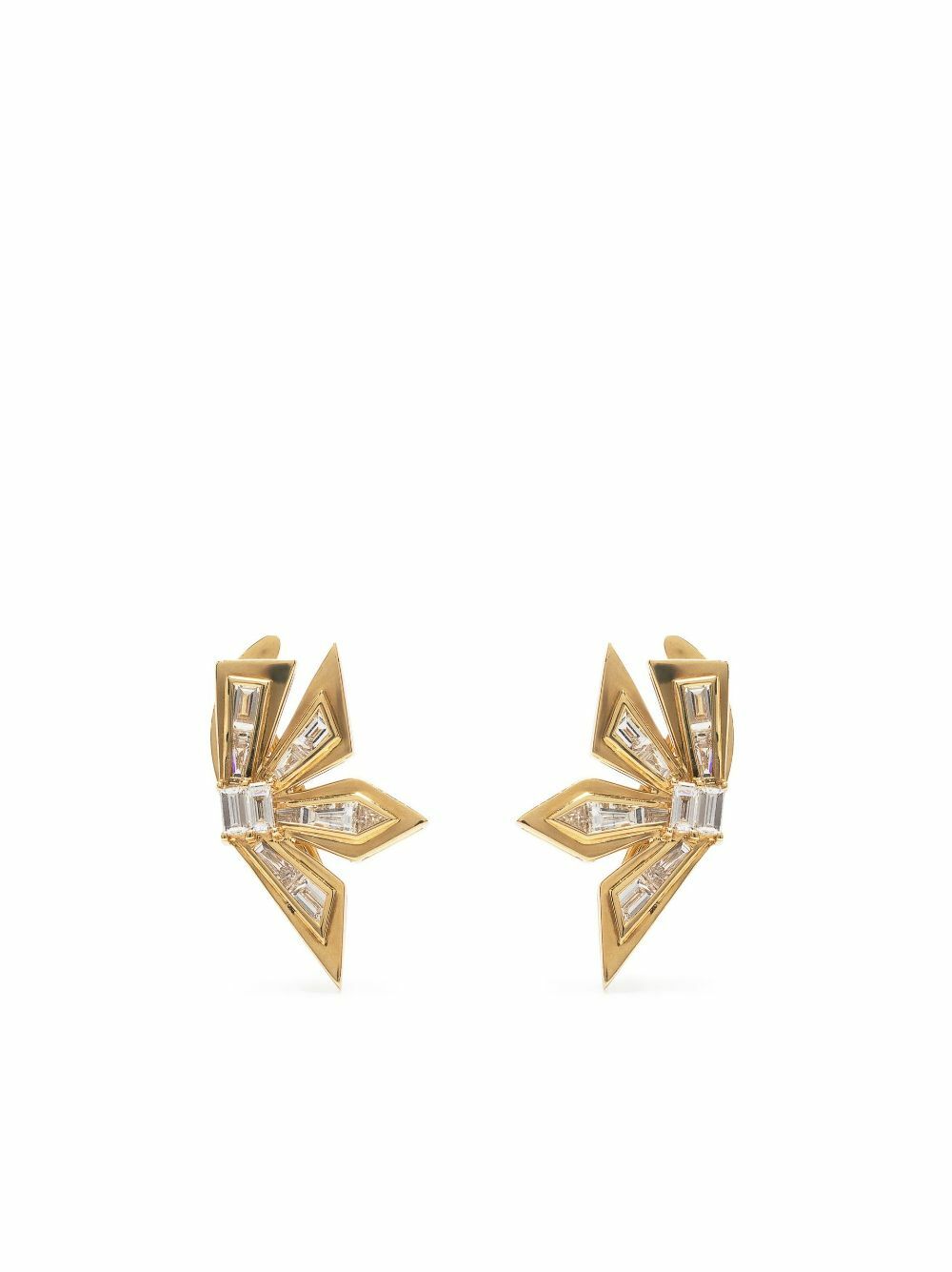 Stephen Webster 18K Yellow Gold Cascade Diamond Earrings